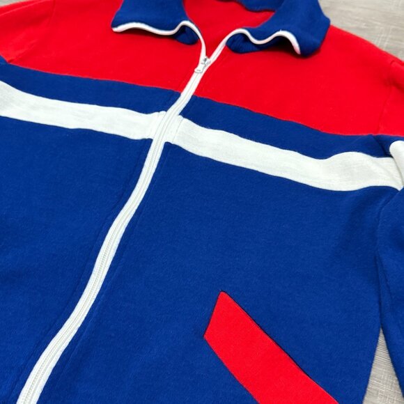 Veneto By Seaton - Men's VTG 70's Sweater Jacket - Picture 5 of 7